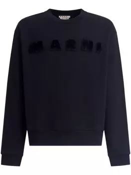 Marni толстовка с логотипом, черный