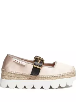 Marni туфли Мэри Джейн на платформе, розовый