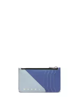 Marni визитница из кожи Tribeca, фиолетовый