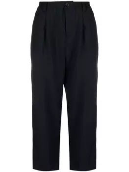 Marni зауженные шерстяные брюки, синий