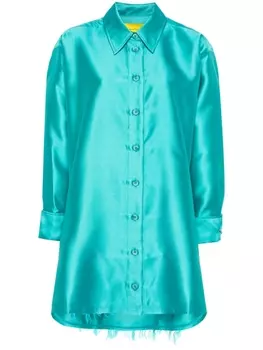 Marques'Almeida рубашка оверсайз, синий