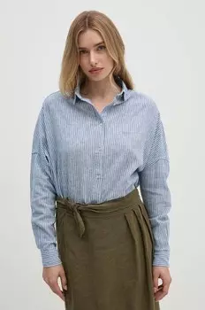 МАРСЕЛЬ льняная рубашка Pepe Jeans, синий