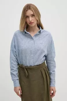 МАРСЕЛЬ льняная рубашка Pepe Jeans, синий