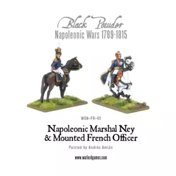 Маршал Ней и французский офицер — верхом, Black Powder - Napoleonic Wars 1789-1815 - French Empire (28mm)