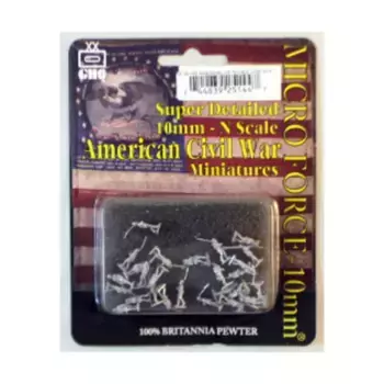 Марширующая пехота в мешке и шляпе с напуском - США, Micro Force American Civil War Figures - Infantry (10mm)
