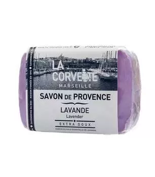 МАРСИЛЬСКОЕ МЫЛО ПРОВАНС ЛАВАНДА 100 г - LA CORVETTE