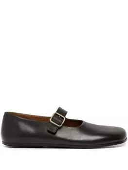 Marsll балетки с пряжкой, черный