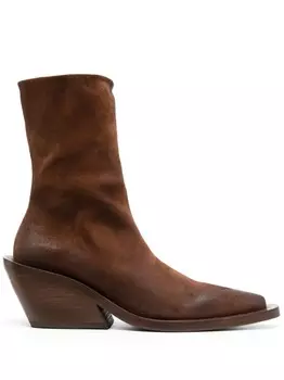 Marsll ботильоны с заостренным носком, черный