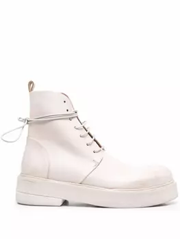 Marsll ботинки на шнуровке, розовый