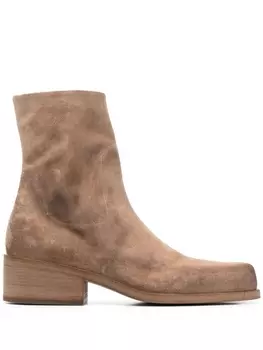 Marsll ботинки с квадратным носком, коричневый