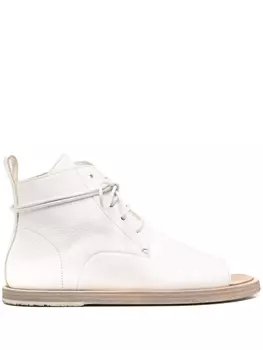 Marsll ботинки с открытым носком, белый