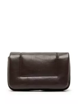 Marsll клатч Riquadro, коричневый