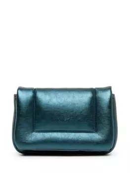 Marsll клатч Riquardo с эффектом металлик, синий