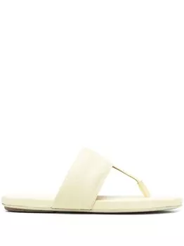 Marsll кожаные шлепанцы, желтый