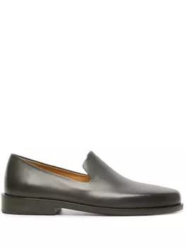 Marsll лоферы с закругленным носком, черный