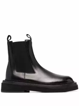 Marsll массивные ботинки челси, черный