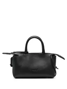 Marsll мини-сумка с тисненым логотипом, черный