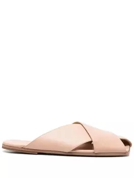 Marsll мюли на плоской подошве, нейтральный цвет