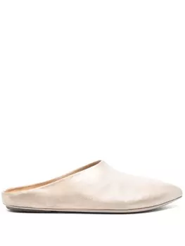 Marsll мюли с эффектом металлик, нейтральный цвет