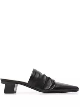 Marsll мюли со сборками, черный