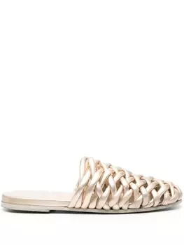 Marsll плетеные сандалии, золотистый