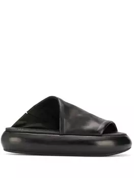 Marsll сандалии на платформе с ремешком, черный