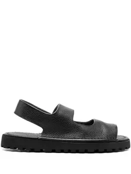 Marsll сандалии с ремешком на пятке, черный