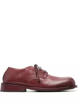 Marsll туфли дерби с квадратным носком, красный