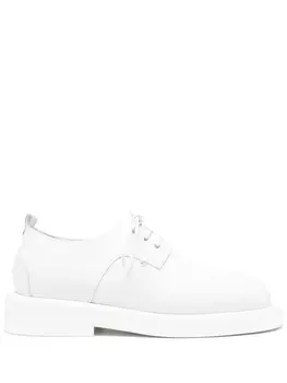 Marsll туфли оксфорды с закругленным носком, белый