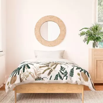 Марта Барраган Камараса Пуховое одеяло из полиэстера Forest Wild Meadow Deny Designs, цвет Polyester