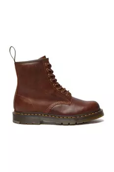 Martens 1460 SR кожаные мотоциклетные ботинки Dr. Martens, коричневый