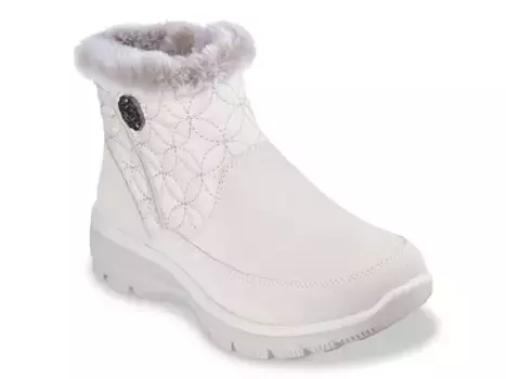 Martha Stewart Skechers Relaxed Fit Easy Going Darling Puffer Сапоги Skechers, White