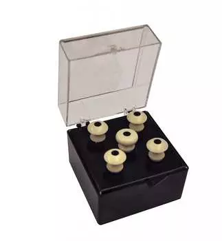 Martin 18APPBI Bridge & Endpin Set Bass Bridge and Endpin Set Белый с черными точками