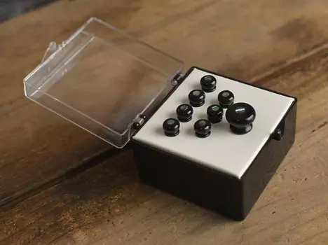 Martin Bridge and End Pin Set Black with Pearl Inlay (18APP42) БЫСТРАЯ ДОСТАВКА В ТОТ ЖЕ ДЕНЬ