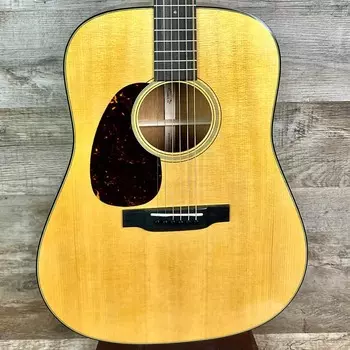 Martin D-18 Left Hand Natural с футляром