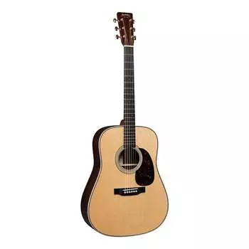 Martin D-28 Modern Deluxe Sitka Spruce / Rosewood Dreadnought Натуральный