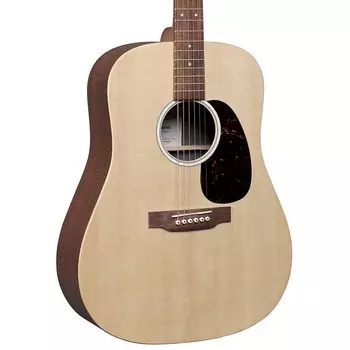 Martin D-X2E Dreadnought Acoustic Electric - Natural с красным деревом HPL