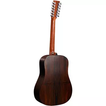 Martin DX2E 12-струнная акустическая электрогитара серии X из палисандра Dreadnought Natural