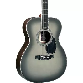 Martin Limited Edition OM-45 John Mayer Signature Platinum Акустическая гитара Grey Sunburst