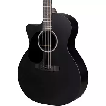 Martin X Series Style Special GPC Black HPL Акустически-электрическая гитара для левой руки, черная