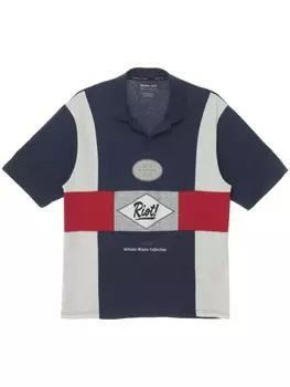 Martine Rose футболка-поло большого размера, синий