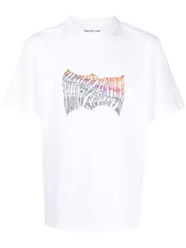 Martine Rose футболка с логотипом, белый