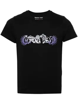 Martine Rose футболка с логотипом, черный