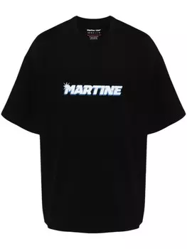 Martine Rose футболка с логотипом, черный