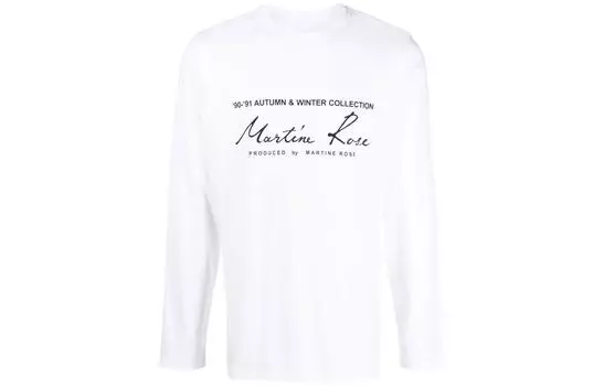 Martine Rose Футболка унисекс белые