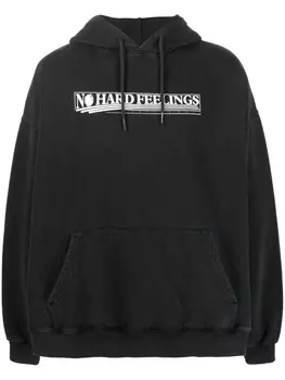 Martine Rose худи с графичным принтом, черный