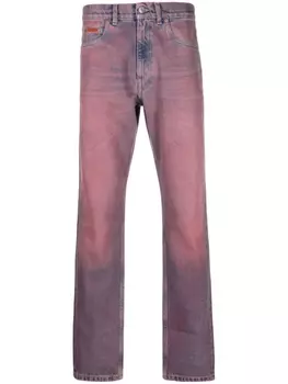 Martine Rose прямые джинсы, розовый
