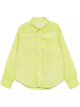 Martine Rose рубашка из канваса, зеленый