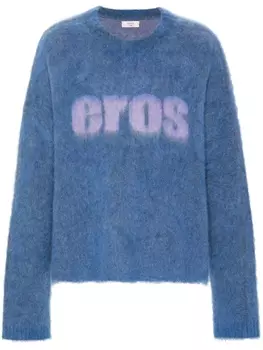 Martine Rose жаккардовый джемпер, синий