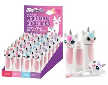Martinelia, Детский блеск для губ «Единорог», 4 г
